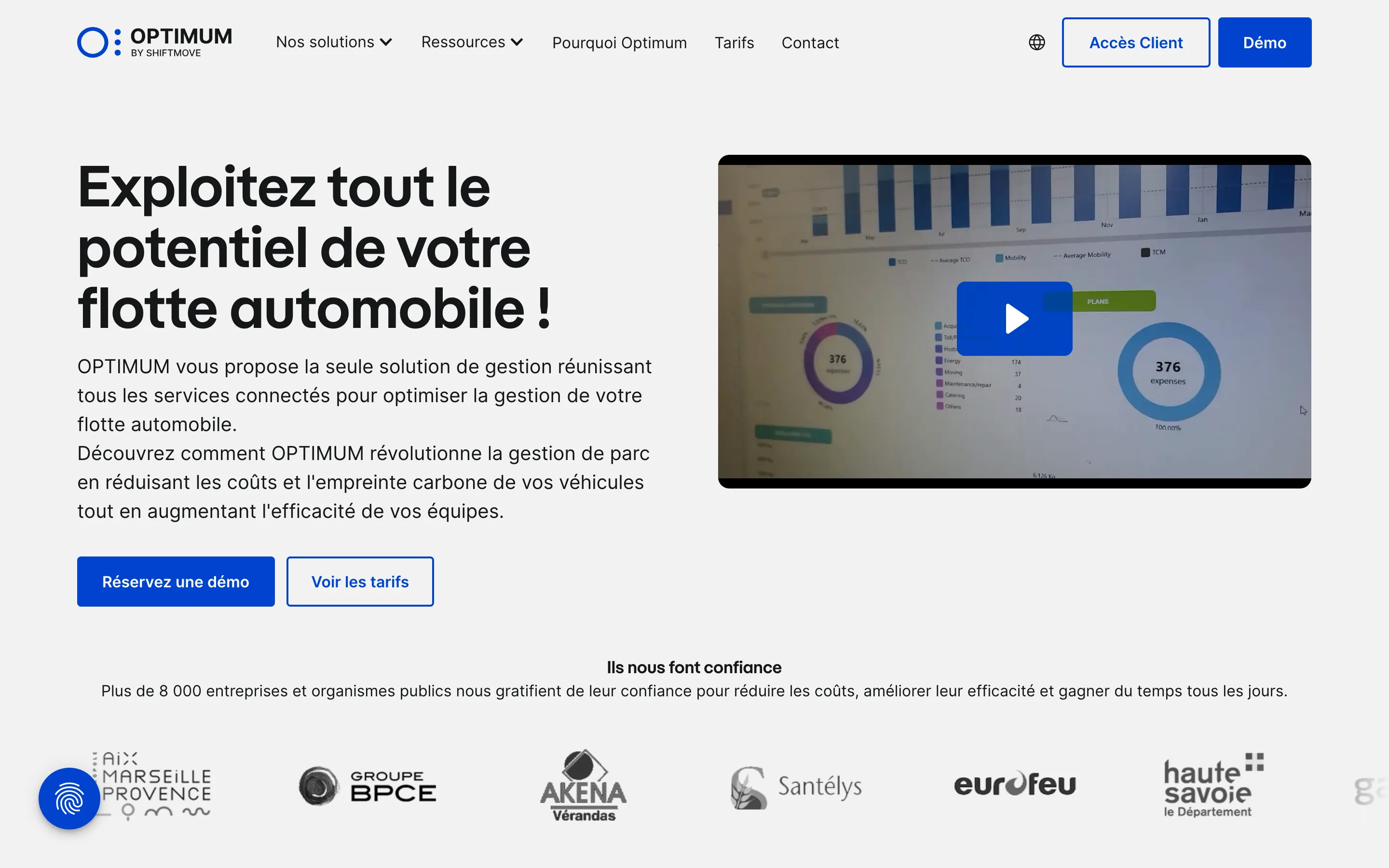 Page d'accueil Optimum Automotive relevée en juillet 2026