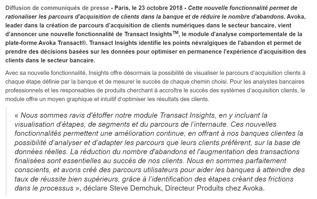 50+ Exemples De Communiqués De Presse