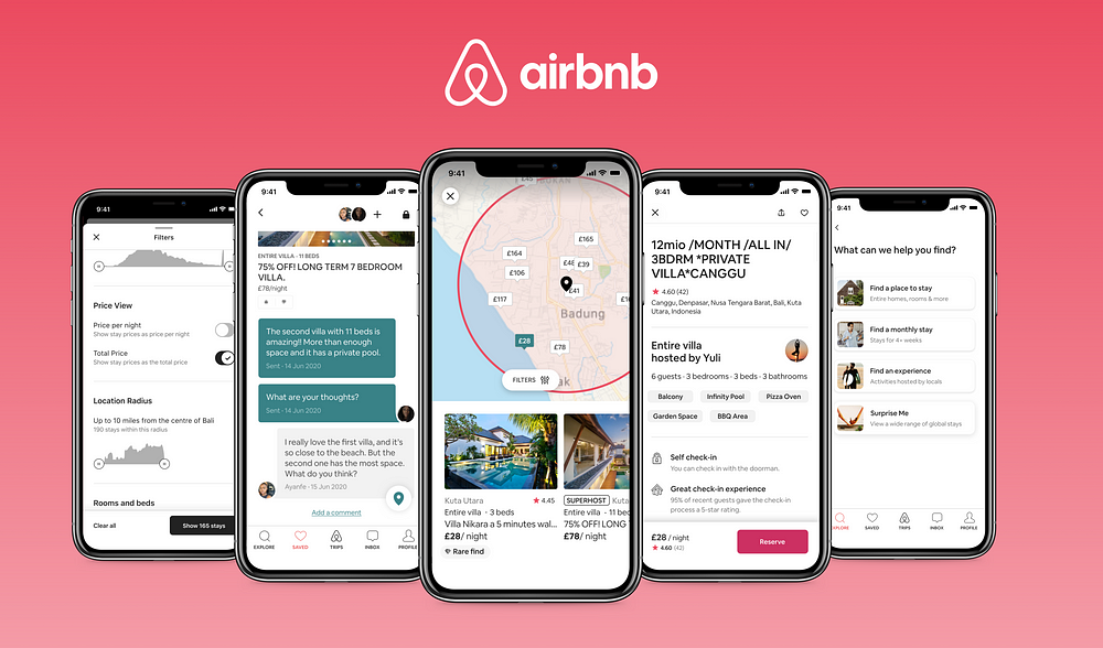 capture ecran inspiration ui airbnb