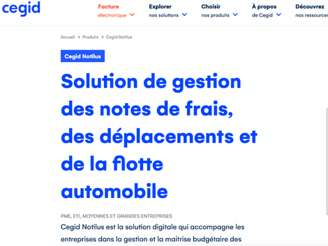 Notre Avis Sur Cegid Notilus - Logiciel Gestion De Flotte