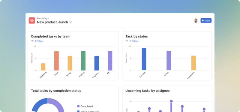 avis asana - modules reporting