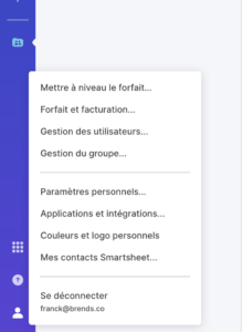 avis smartsheet - compte