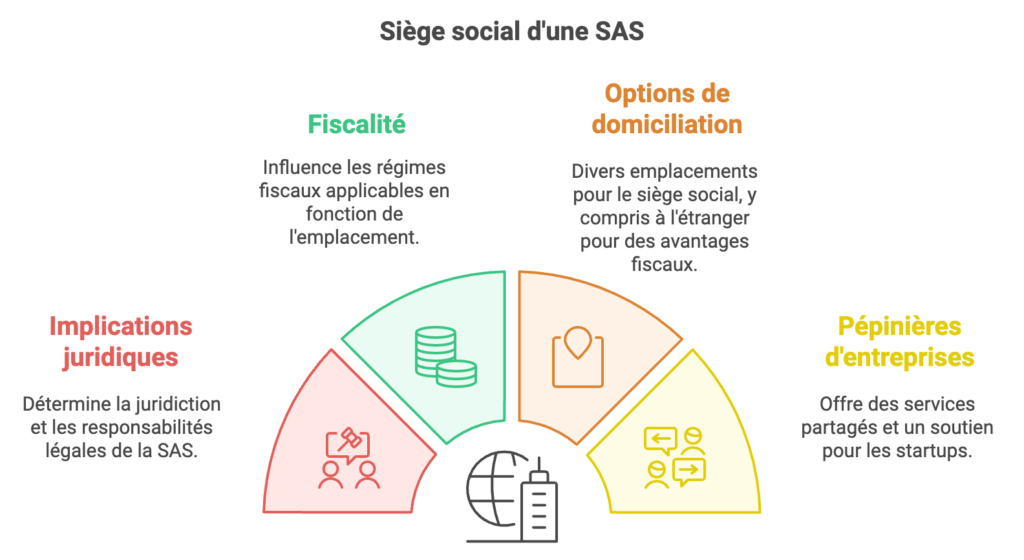 infographie importance siege social creation sas